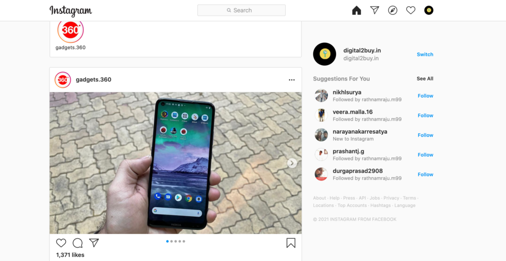 how to post on instagram on laptop